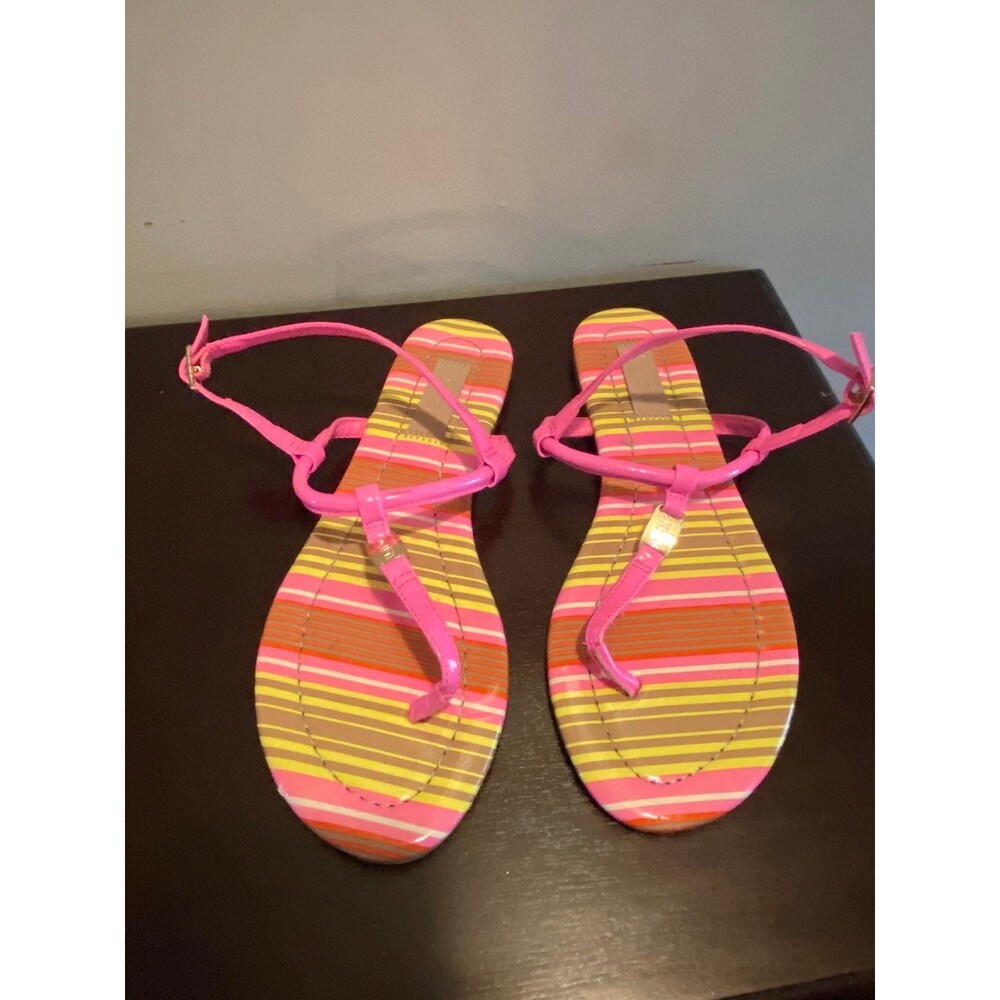 Mad LOVE brightly colored strappy sandals size 8